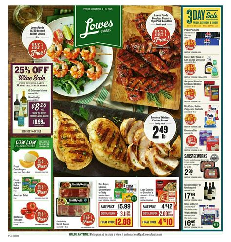 Lowes Foods Weekly Ad from April 9