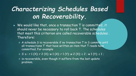 Image result for Serializability Recoverability DBMS English