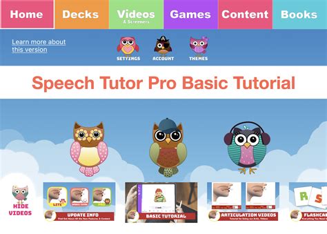 Speech & Language Therapy Apps — Speech Tutor