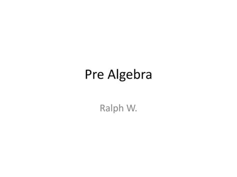 Image result for Pre-Algebra Lessons