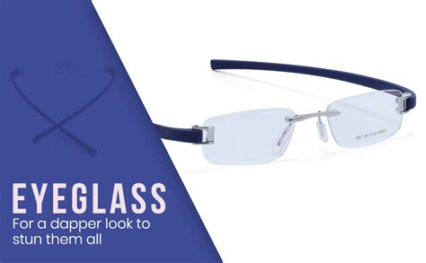 Buy RSINC Rimless frame/eyeglass/Spectacle, Optical, Prescription, For ...