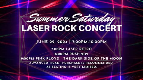 Summer Saturday Laser Rock Concerts, 352 S Nova Rd., Daytona Beach, FL ...