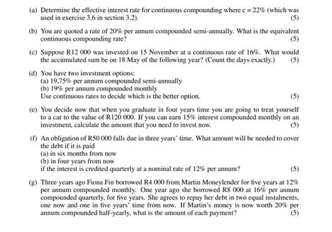 Image result for Continuous Compounding Effective Rate Formula