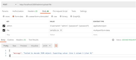 Image result for Read a CSV Using Flask with Python Postman