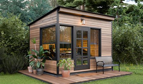 10x12 Office Shed Plans With Lean to Roof PDF - Etsy | Studio shed, She ...