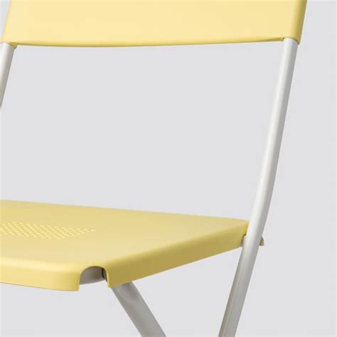 FEJAN chair, outdoor, foldable yellow - IKEA