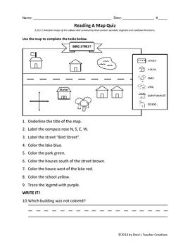 Image result for Map Reading Quiz Questions