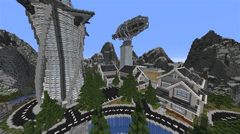 Futuristic City Minecraft Map