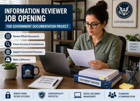 Information Reviewer Government Documentation Project Job
