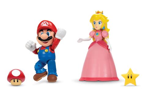 Buy Super Mario Mario en Peach Figures Online at Low Prices in India ...