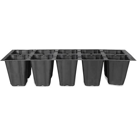 TrustBasket 10 Cavity Seedling Cups (Pack of 10) Plastic Plants Nursery ...