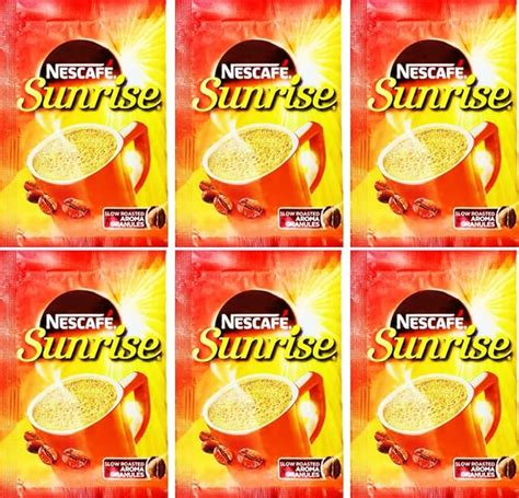 Unique Nescafe Sunrise Instant Coffee 1.8gm (Pack of 6) Unique : Amazon ...