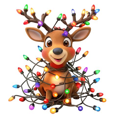 Tangled Christmas Lights Clip Art