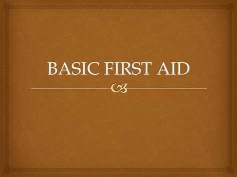 Image result for Define First Aid