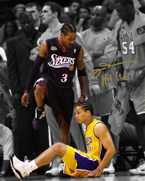 Allen Iverson Step Over Tyronn Lue Signed Photo Autograph Print Poster ...