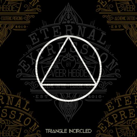 44 Eclectic triangle tattoo symbols with meaning
