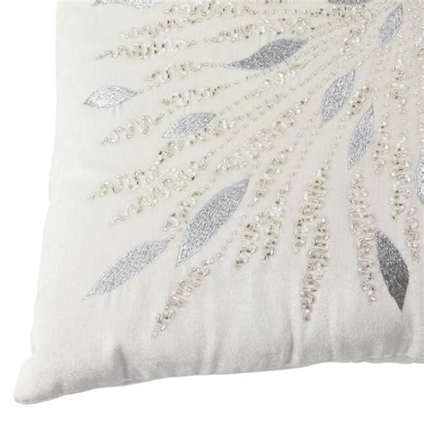 Grayson Lane 20-in x 20-in White Cotton Square Pillow in the Throw ...
