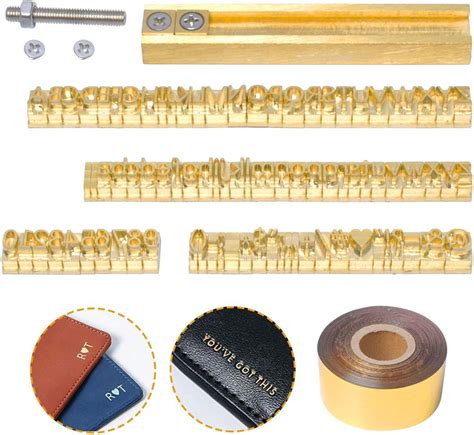 Buy Hot Foil Stamping Letter Molds, Copper Brass Stamping Flexible ...