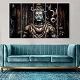 The Castle Decor Radha.krishan painting with frame 5 Big Size (27x48 ...