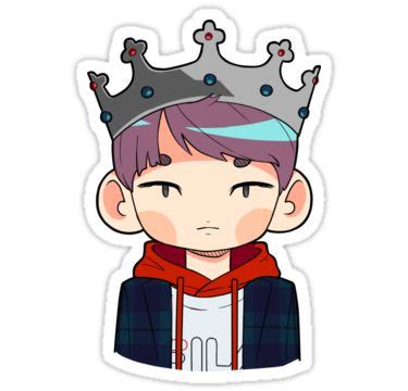 Pegatina for Sale con la obra «Rap Monster (YNWA) II» de Llama-sama ...