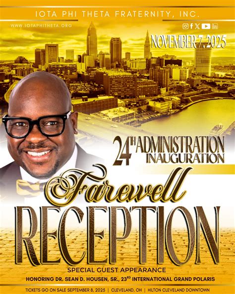 The 24th Administration Inauguration – One Iota Events