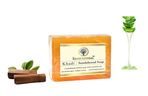 Buy Khadi Natural Sandalwood Soap 125g - Soothing Sandalwood Bliss ...