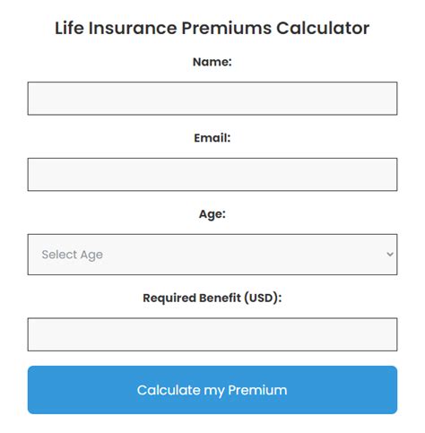 Expat Life Insurance Calculator