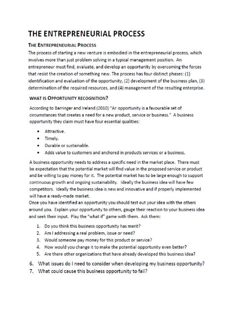 Opportunity Recognition Process 的图像结果
