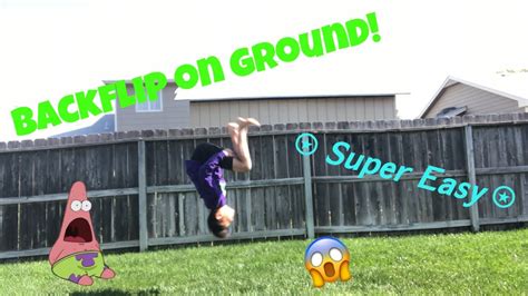 Backflip Tutorial On Ground 的图像结果