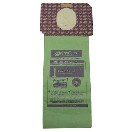 Proteam Vacuum Bag, Fits ProTeam Vacuum Brand 107251/107252 Vacuum ...