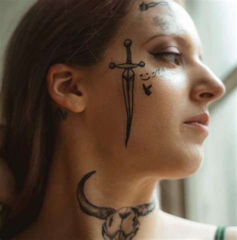 Buy Inkdaze Post Malone Face Tattoo Set - Temporary Tattoos - Skin Safe ...