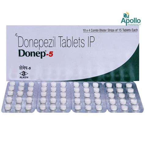 Donep 5 Tablet | Uses, Side Effects, Price | Apollo Pharmacy