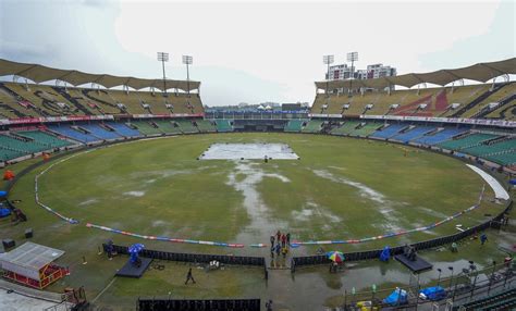 IND vs AUS: Greenfield Stadium drenched in rain