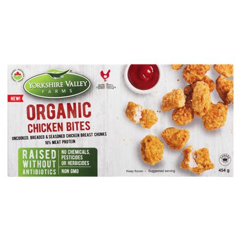 Buy Yorkshire Valley Farms Organic Frozen Chicken Bites 454 g | Sobeys Inc.