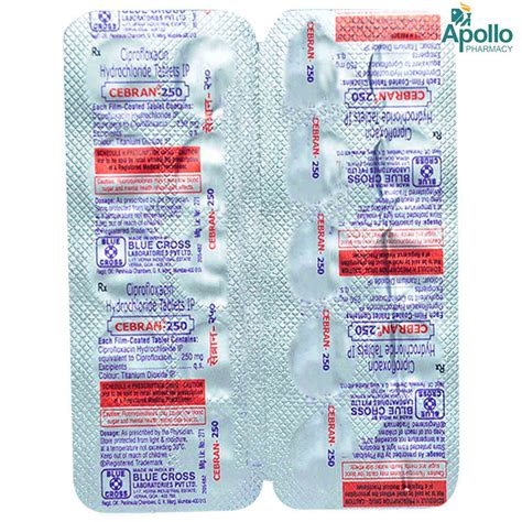 CEBRAN 250MG TABLET Price, Uses, Side Effects, Composition - Apollo ...