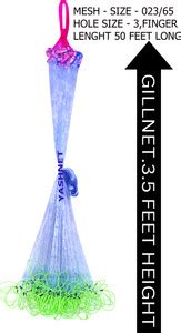 YASHNET GILLNET 3 FINGER 023/65MM FEET HEIGHT 50 FEET LONG LENGTH ...