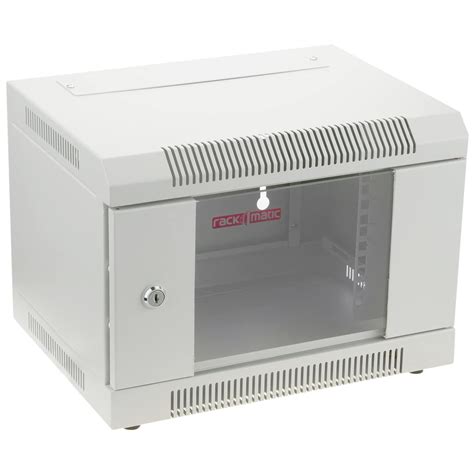 Buy RackMatic - Server rack cabinet 10 inch 4U 370x280x260mm white wall ...