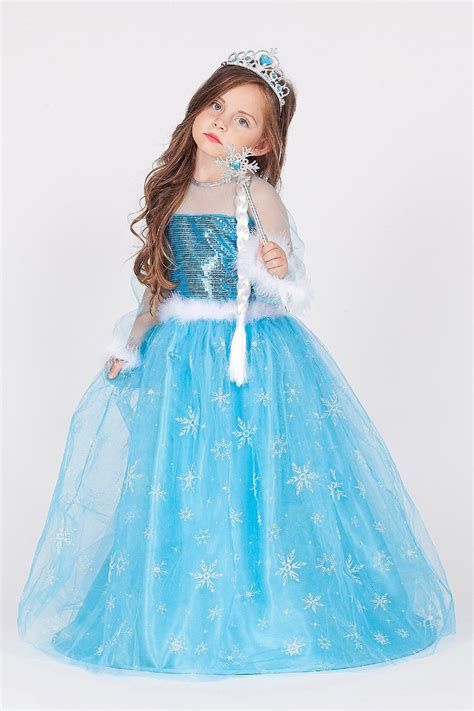 Elsa Dress for Girls Frozen Elsa Birthday Costume Party Gown - Etsy