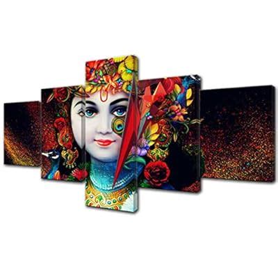 Indian Paintings Sri Krishna Wall Art Radha Pictures India | Ubuy