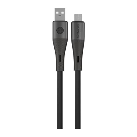 Lapcare HOOK 3A/20W USB TO Micro Fast Charging Data Cable PVC Black ...
