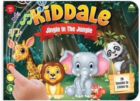 Buy Kiddale 28 Wild Animal Musical Sounds Book|16 Audio Nursery Rhymes ...