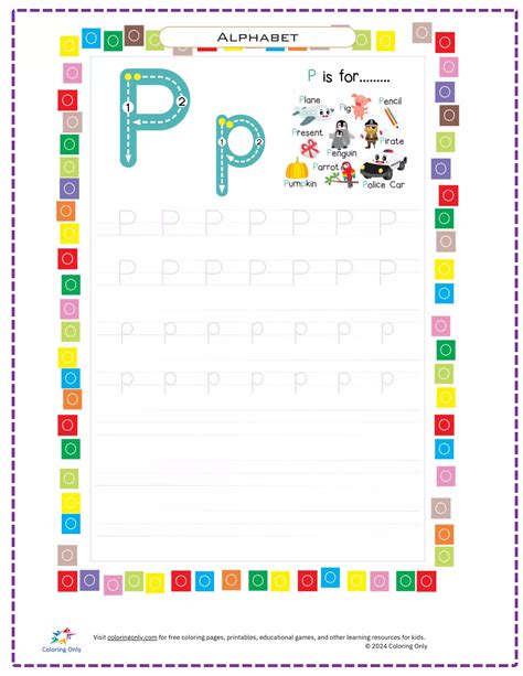 Image result for Letrang P Worksheet