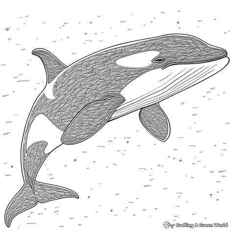 Orca Whale Coloring Killer Pages Color Printable Blue Colouring Print ...