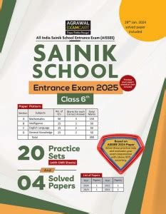 Sainik School Practice Sets English Medium Class 6th: Buy Sainik School ...