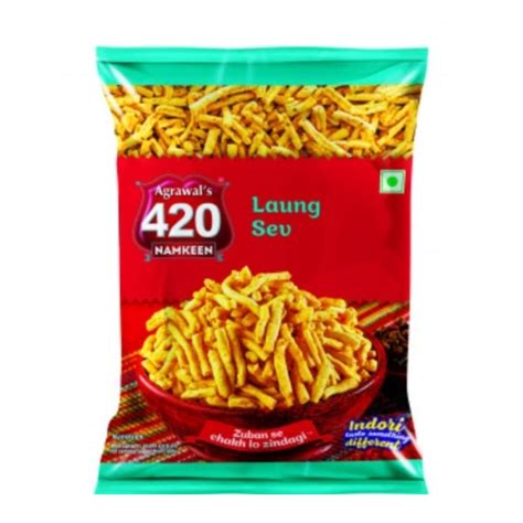 Agrawal's 420 Namkeen - Laung Sev 400g : Amazon.in: Grocery & Gourmet Foods