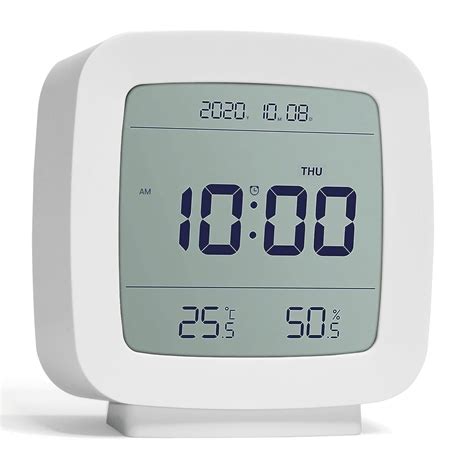 Buy SUPRHOME Digital Alarm Clock with Temperature, Humidity, Date and ...