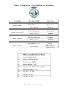 Coweta County Schools Calendar 2025-2026 [GA Calendar]