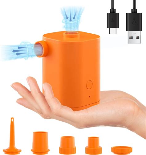 Buy Rechargeable Air Pump for Inflatables, Portable Electric Inflation ...