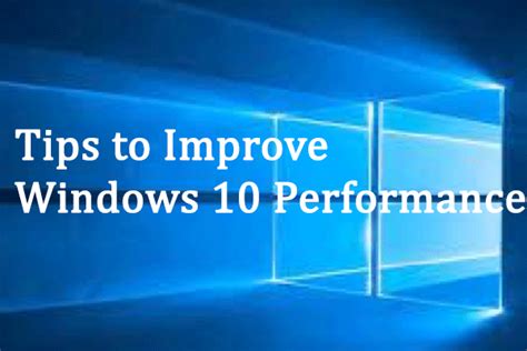Image result for Windows 10 Performance Tips