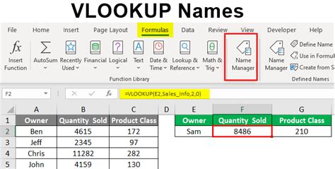 Image result for Excel VLOOKUP Using Table Name